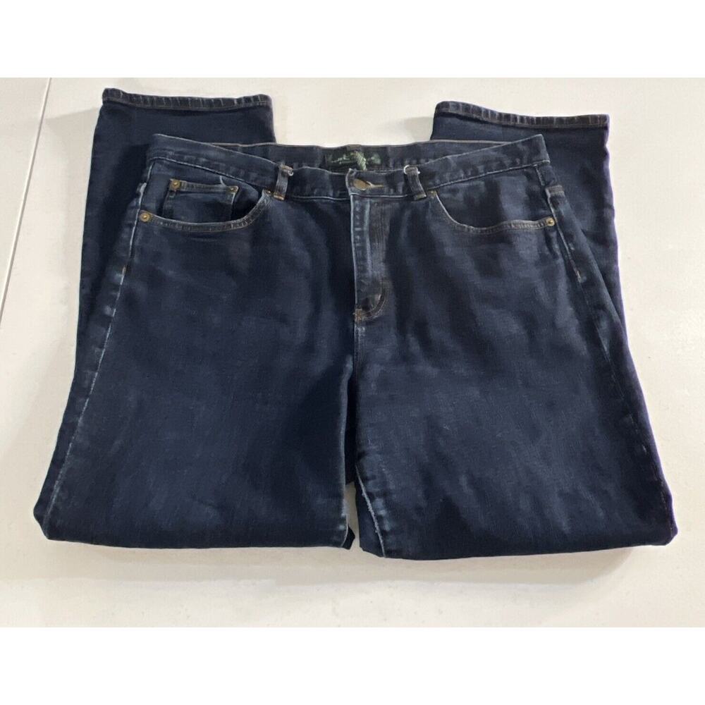 LRL Lauren Jeans Co Ralph Lauren Womens 14 Jeans preppy classic straight western - Picture 8 of 8